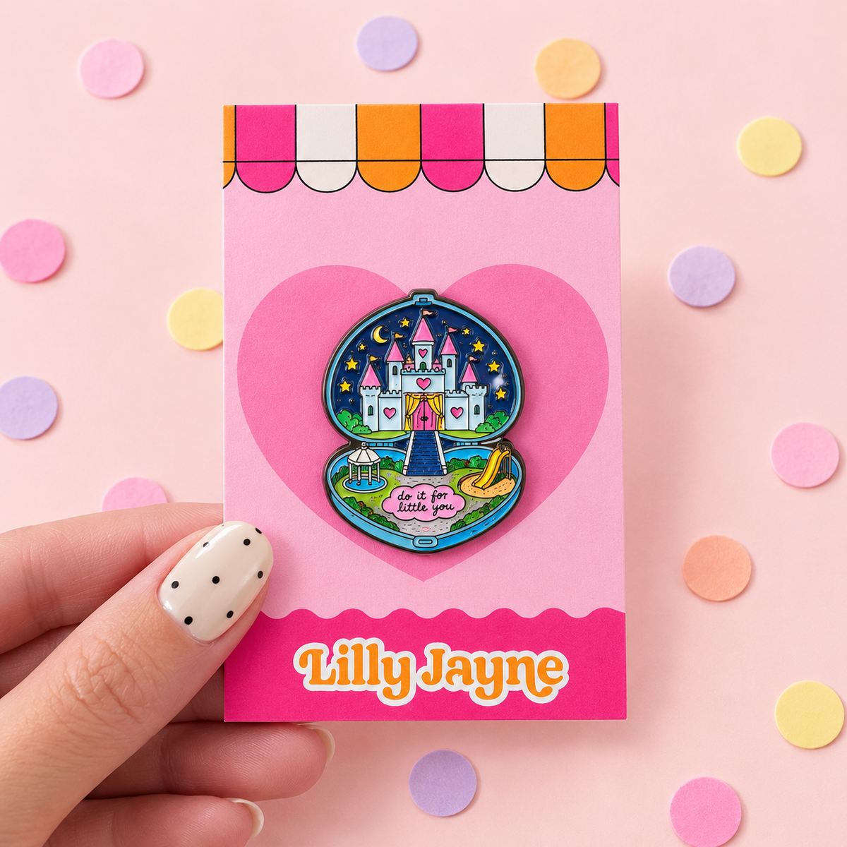 Do it for little you - Pocket Enamel Pin