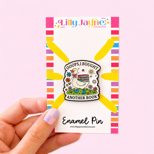 Ooops I bought another book Enamel Pin