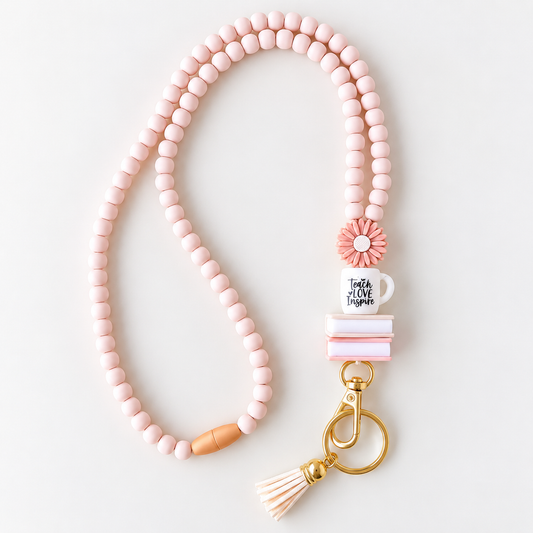 Wooden Bead- Teach Love Inspire