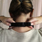 ( Cosmetically Imperfect ) Black Luxe - Scrunchie Lanyard – Stretchy, Safe & Cute (49cm + Stretch)