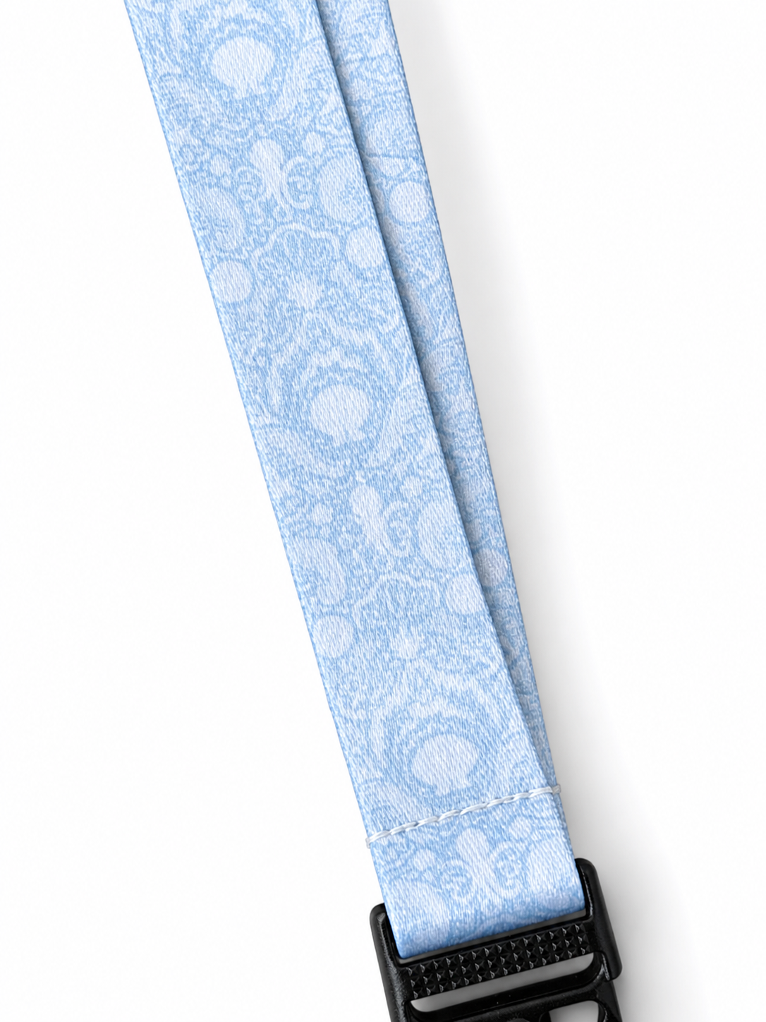 Whitsunday Waters Fabric Lanyard | Detachable Silver clip