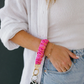Pink Sunset Scrunchie Wristlet (Mini Me)