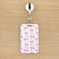 Pink Bow ID reel badge & ID Holder combo | Healthcare | Educators | Office