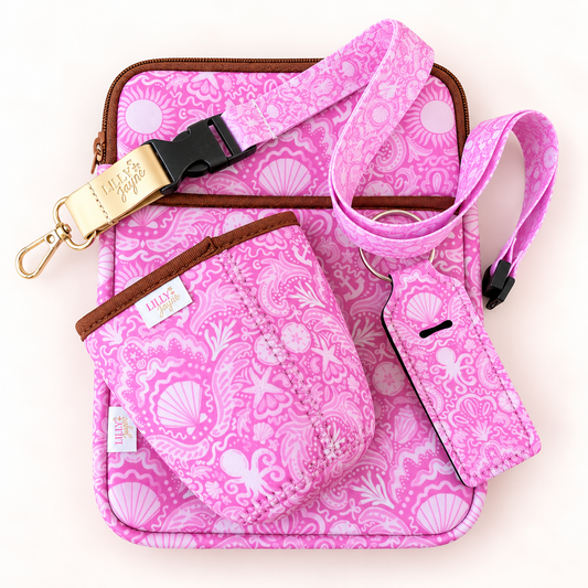 E-reader / Tablet Sleeve / Case / Book Sleeve - Coral Coast