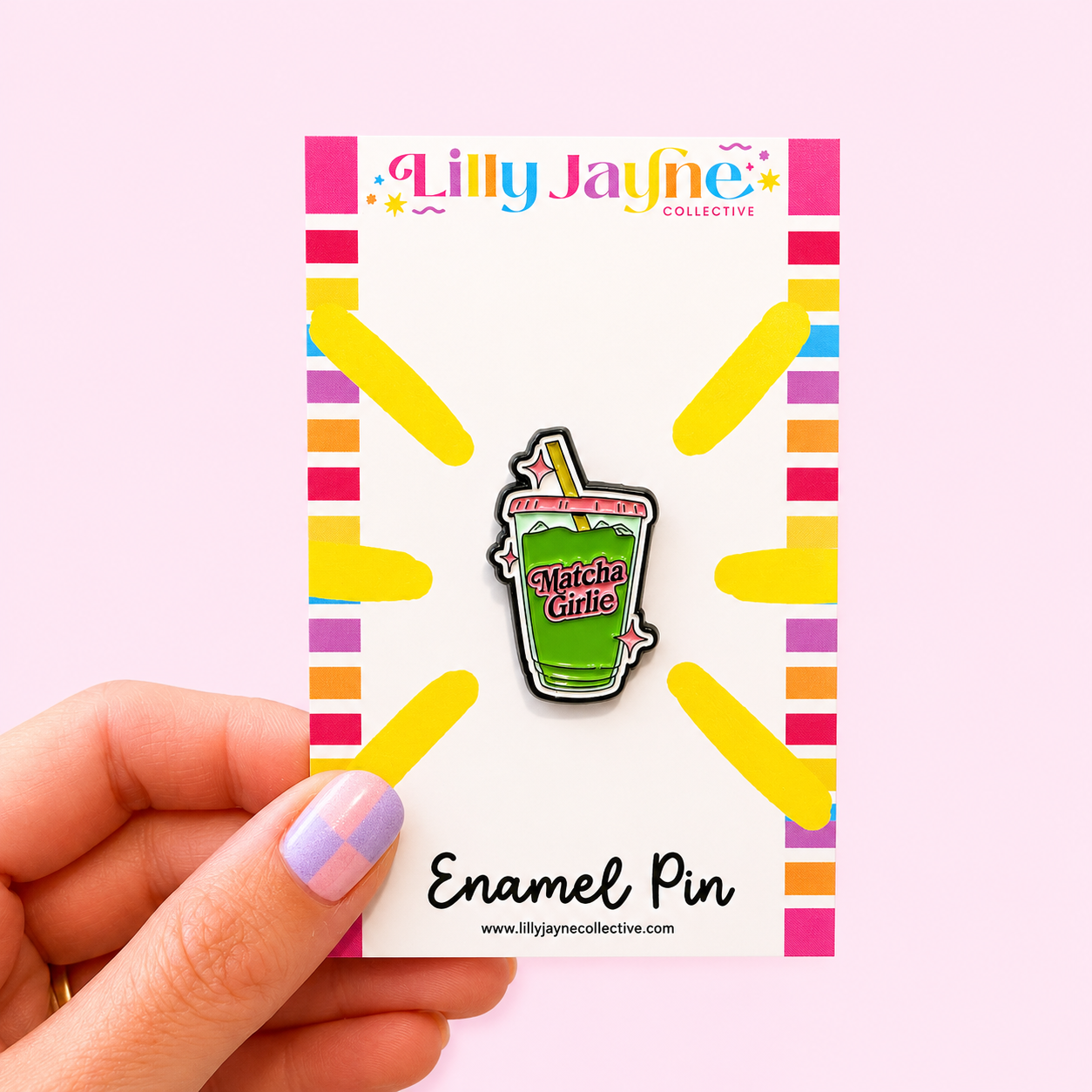 Macha Girlie Enamel Pin