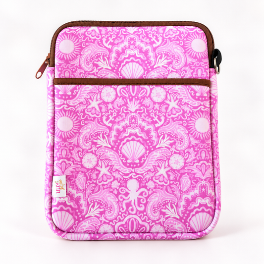 E-reader / Tablet Sleeve / Case / Book Sleeve - Coral Coast