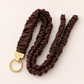(Cosmetically Imperfect) Dark Chocolate - Scrunchie Lanyard – Stretchy, Safe & Cute (49cm + Stretch)