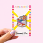 Lizzie Bookish Enamel Pin